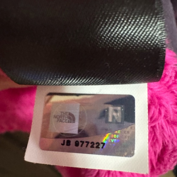 The North Face Osito Hooded Fleece Pink Women’s size Large Fuzzy Gorbcore - Picture 9 of 12